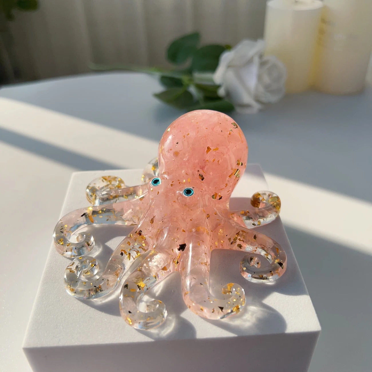 Crystal Octopus Sculpture