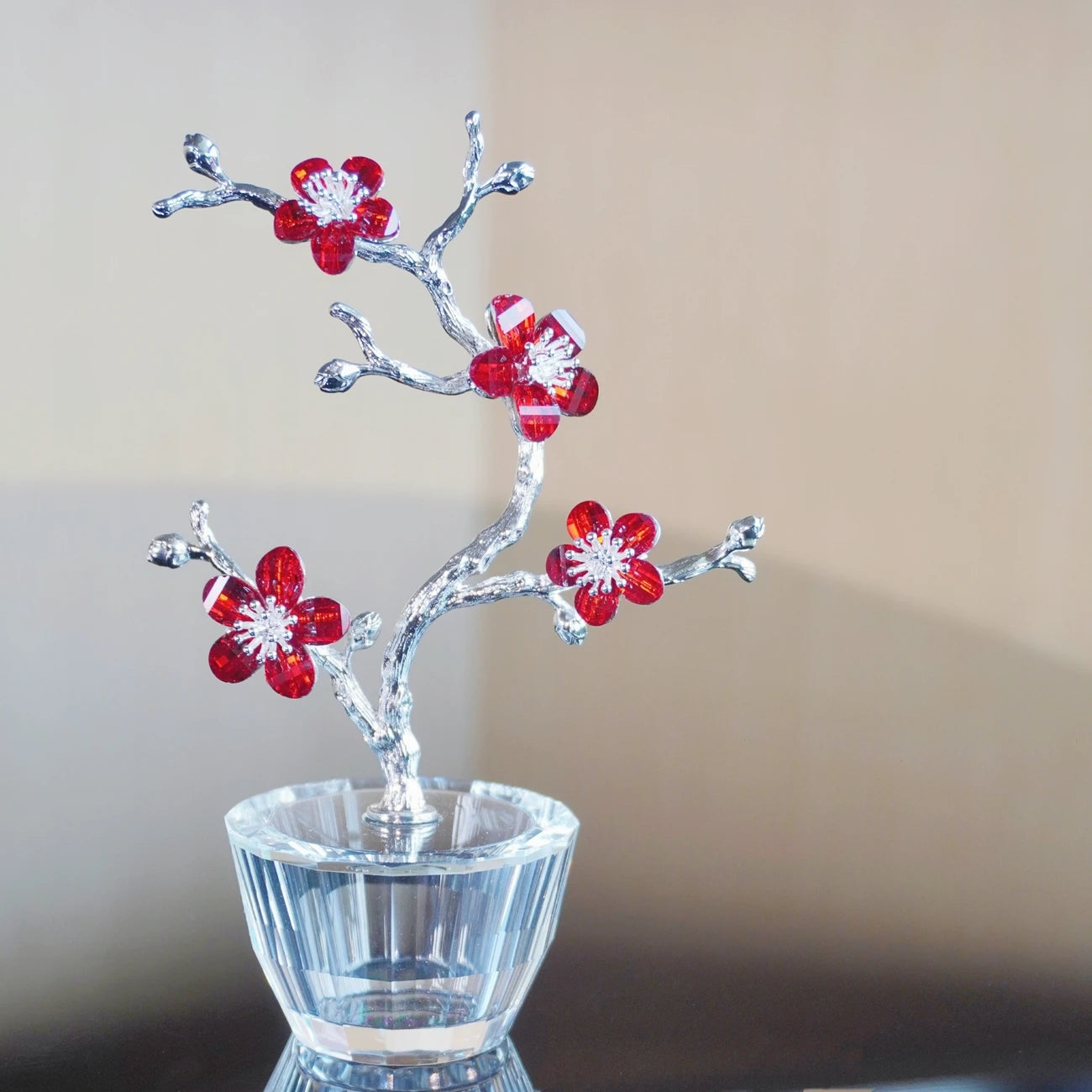 Handcrafted Crystal Cherry Blossom