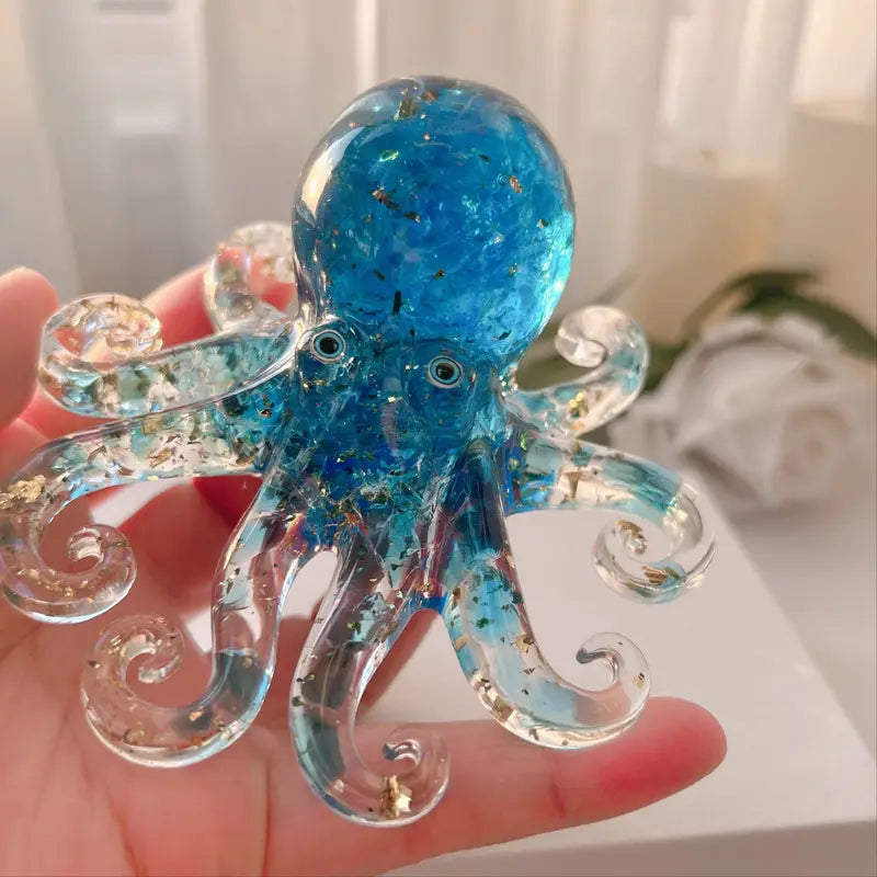 Crystal Octopus Sculpture