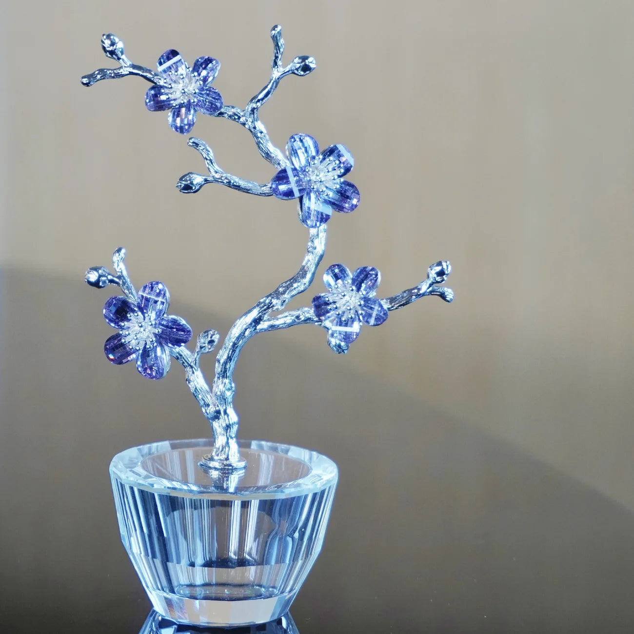 Handcrafted Crystal Cherry Blossom