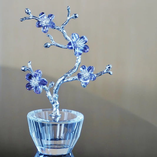 Handcrafted Crystal Cherry Blossom