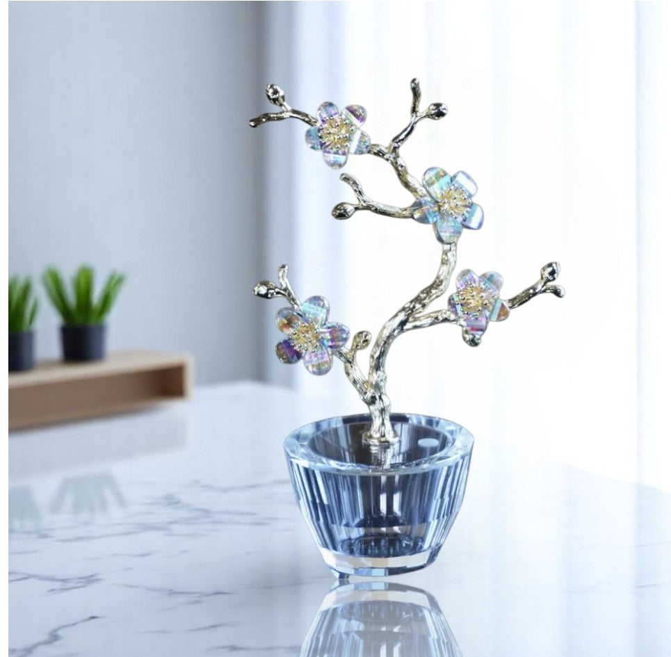 Handcrafted Crystal Cherry Blossom